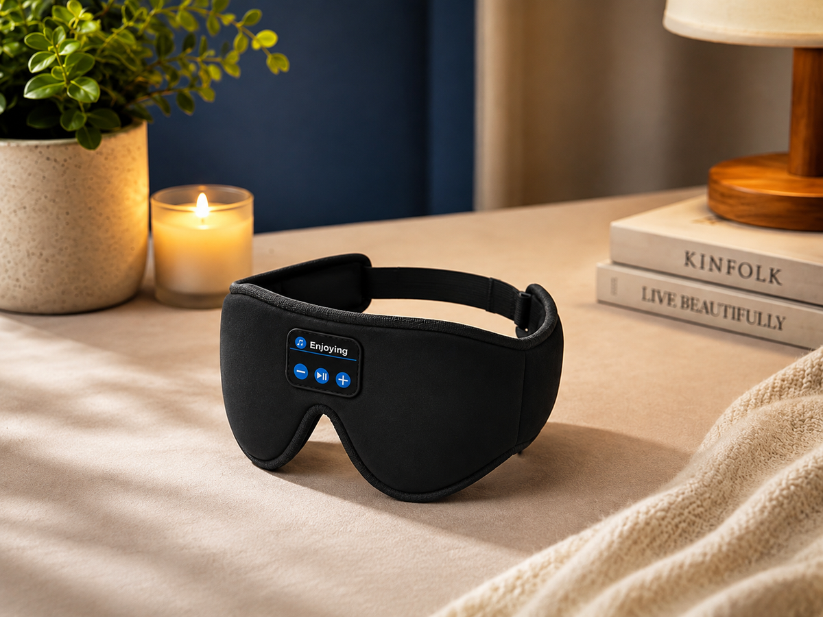 NAPSANA – Maschera Notte Bluetooth® con Cuffie Integrate
